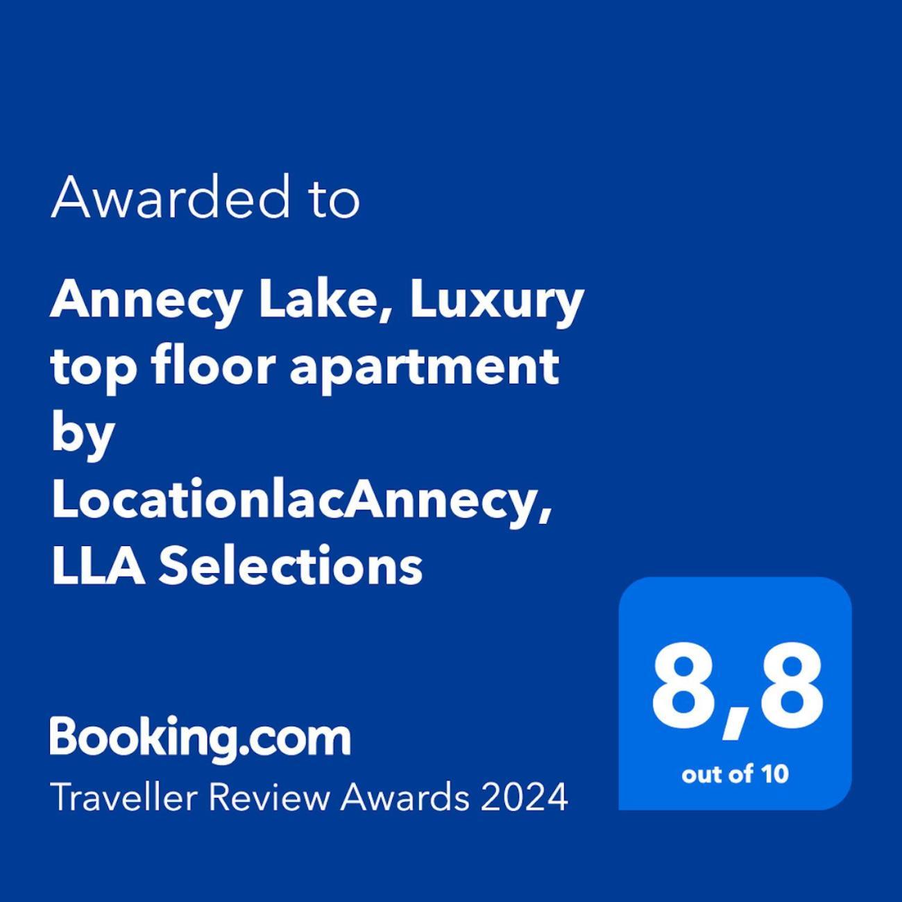 Annecy Lake, Luxury Top Floor Apartment - Lla Selections By Location Lac Annecy Ngoại thất bức ảnh